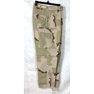 Military Combat Camouflage Camo Tan Pants Med Regular Adjustable 31"-35" Waist